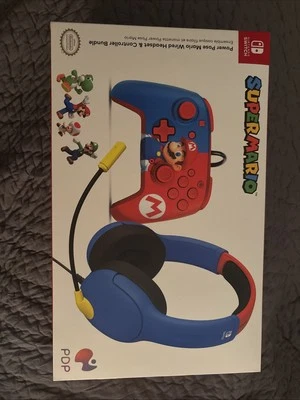 Super Mario Wired Headset Controller Bundle PDP - Nintendo Switch - FAST  SHIP!! - Image 1 of 4