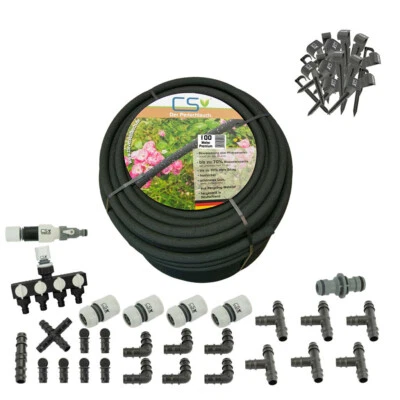 100m CS Perlschlauch Premium mit Zubehör für die unterirdische Bewässerung - Bild 1 von 4