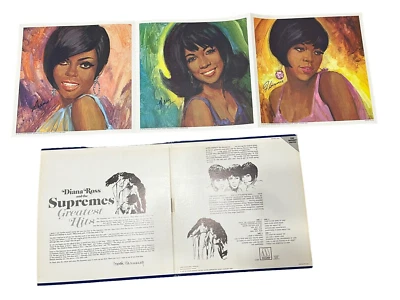 DIANA ROSS AND THE SUPREMES GREATEST HITS MOTOWN 1967 MS 2-663 FOLDOUT POSTER - Image 1 of 4