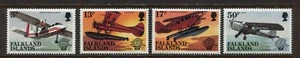 FALKLANDINSELN 1983, LUFTFAHRT, BEMANNTER FLUG 200TH ANNIV. Scott 383-386, postfrisch - Bild 1 von 1