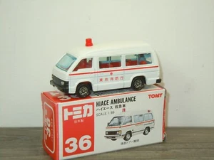 Toyota Hiace Ambulance - Tomica 36 Japan 1:66 - in Box *67265 - Bild 1 von 4
