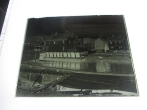 GLASS NEGATIVE, EARLY 1900s,  PORTSMOUTH N. H. BRIDGE OVER SOUTH MILL POND 1902 - Picture 1 of 2