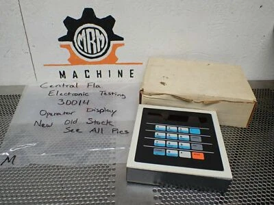 Central Fla. Electronic Testing 30014 Operator Display New Old Stock See Pics - Image 1 of 4