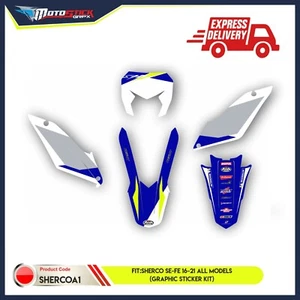 KIT GRÁFICOS-CALCOMANÍAS-PEGATINAS AJUSTE: SHERCO FE-SE 2016-21 KIT GRÁFICO RÉPLICA DE FÁBRICA - Imagen 1 de 1