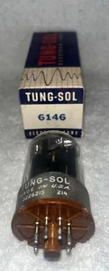 NOS NIB Tung Sol 6146 Vacuum Tube TV7 Tested - Picture 1 of 3