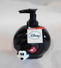 Disney Mickey Mouse Lotion Soap Pump Dispenser 6" Tall Transparent Center New
