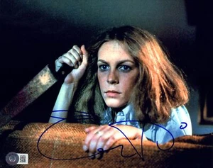 Jamie Lee Curtis Signed Autograph 8x10 Photo Halloween Laurie Strode Beckett COA - Picture 1 of 1