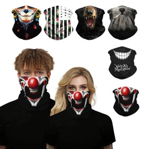 New Bandana Fishing Mask Headwear Neck Head Scarf Scary Haloween Cycling Skiing - Picture 1 of 19