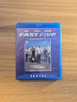 Fast Five (Blu-ray Rental, 2011, Disc is Like New) Combined Shipping Available! Foto 1 de 3