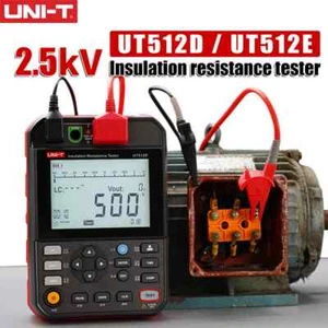 UNI-T Megohmmeter Digital Insulation Resistance Tester 2500V 1TΩ/2.5TΩ PI DAR Co - Picture 1 of 17