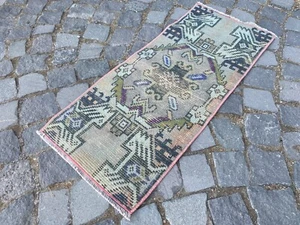 Small Rug Door Mat Bath Mat Wool Rug Oushak Rug Traditional Rug Floor Rug - Picture 1 of 9