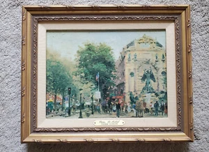 Thomas Kinkade Paris at “St. Michel” Signed Numbered Canvas 519/1250 - Picture 1 of 3