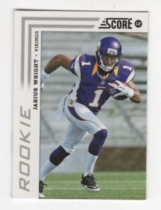2012 PANINI SCORE GLOSSY FOOTBALL ROOKIE JARIUS WRIGHT MINNESOTA VIKINGS #336 - Picture 1 of 5
