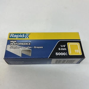 Rapid High Performance Staples, No.19, Leg Length 6 mm 1/4”, - 5000 Pieces - Picture 1 of 2