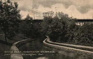 Vintage Postcard 1907 South Race Washington St. Bridge Wilmington Delaware DE - Picture 1 of 2