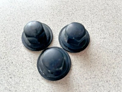 2000-2004 BMW 745i 750i E65 ~ 3 КРЫШКИ БАГАЖНИКА ШАРНИРНАЯ КРЫШКА ГАЙКА И ШАЙБА															 - Изображение 1 из 3