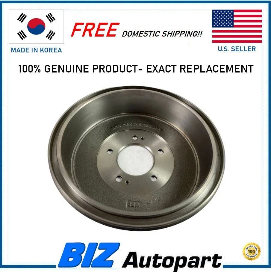 正品! 2001 年 HYUNDAI SANTA FE OE # 58411-3A000 Brake DRUM — 第 1/4 张图片
