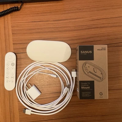 Google TV Streamer 4K - White - Wall Mount Included - Image 1 of 2