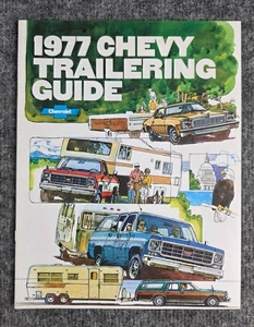 1977 Chevrolet Trailering Guide Full Color Brochure Vehicle Specs Vtg - Bild 1 von 6