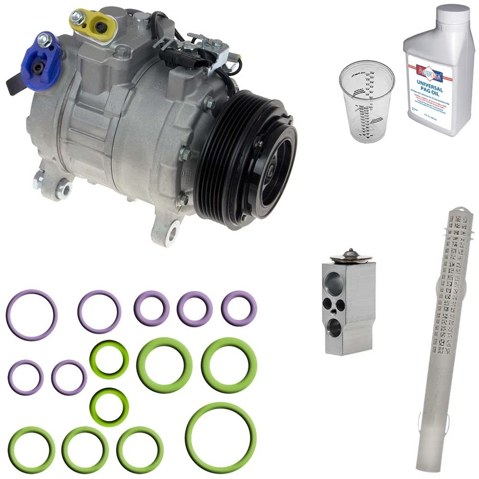 Compresor de aire acondicionado Omega con kit de reparación de aire acondicionado para BMW 535d 2014 2015 2016 Foto 1 de 1