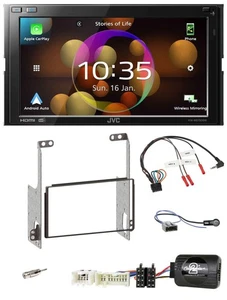 JVC DAB Lenkrad 2DIN Bluetooth USB Autoradio für Nissan X-Trail T31 2007-2008 sc - Bild 1 von 12