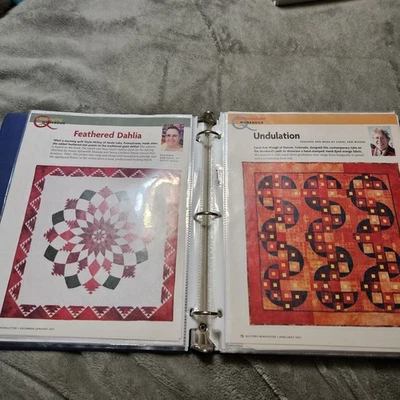 Quilt Patterns from Quiltmaker Magazine Mixed Lot Binder Full Paper Piecing 20+ - Image 1 of 4