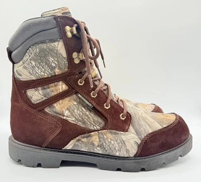 Realtree Mens 13 Hunting Boots Camo Waterproof Thinsulate 400g Insulated Outdoor - Image 1 of 4