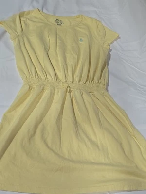 Girl's Polo Ralph Lauren Size XL (16) Knit Dress Yellow Short Sleeve  - Image 1 of 4