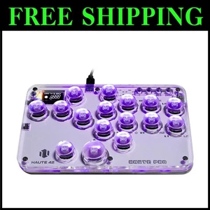G16 Arcade Controller: Hot-Swappable, RGB-Enhanced Fight Stick for PS4/PC/Switch - Picture 1 of 10