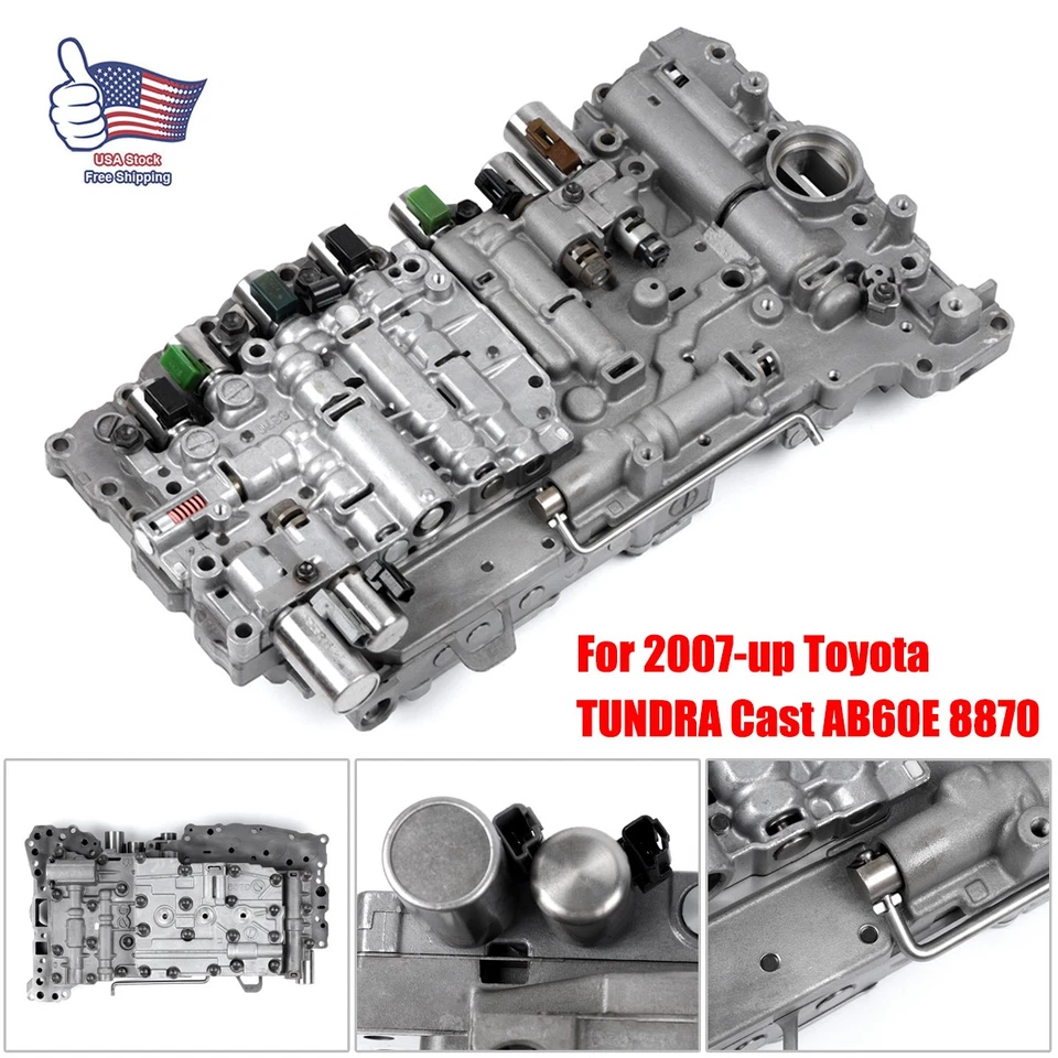 Transmission Valve Body W/Solenoids for Toyota Tundra Tacoma AB60E Sequoia A+ Foto 1 de 4