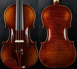 Violín completo hecho a mano Nicely Master después de Stradivar 1716 violín 4/4 fácil de tocar - Imagen 1 de 12