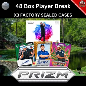 RIPPER GC QUAD TEAM CARDS 2025 Panini Prizm LIV Golf Player Break 48 Box 1530 - Picture 1 of 3