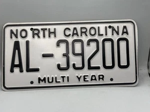 NC Multi Year License Plate - Picture 1 of 2