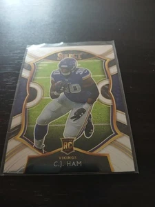 2021 Panini Select C.J. Ham RC Rookie Card #37 Minnesota Vikings - Picture 1 of 1