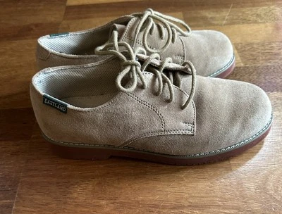 Oxford de gamuza deportivos EastLand Buck para mujer talla 7,5 W beige cómodos cómodos usados en excelente estado Foto 1 de 4