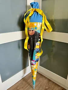 Nestler Schultüte rund Ich einfach Unverbesserlich 2 mit Filz 70 cm - Bild 1 von 8