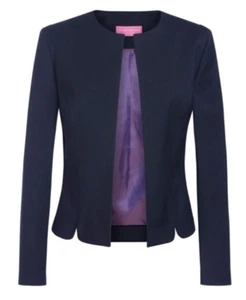 Brook Taverner Ladies Rosa Navy Jacket 12R - Picture 1 of 1