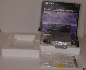 Sony Vintage Car Stereo EXR-10 FM/AM Cassette New Old Stock Express Series