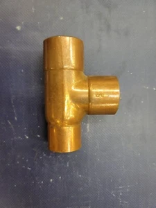 11 Pack 1-1/4" x 1" x 1-1/4" Inch CxCxC Sweat Reducing Copper Tee Plumbing Fitti - Picture 1 of 4