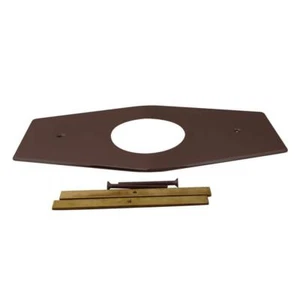 Westbrass Cover Plate for Mixet Bathtub Shower Valves One-Hole Oil Rubbed Bronze - Picture 1 of 2