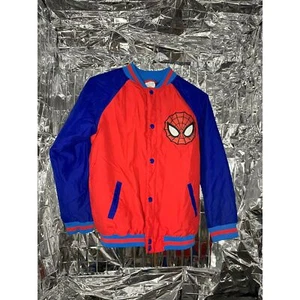 Disney Spider-Man Bomber Jacket Kids 7/8 - Picture 1 of 3