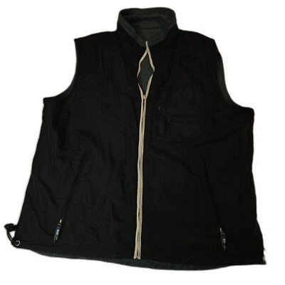 Ivy Crew Chaleco Reversible Negro y Gris Grande Foto 1 de 4