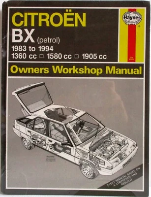 Haynes - Citroen BX (Benzina) / 1983 - 1994 / Proprietari Manuale Officina - Immagine 1 di 4