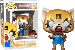 FUNKO POP SANRIO AGGRETSUKO #23 AGGRETSUKO 'RAGE' (METALLIC) VINYL FIGURE🌵💦 - Picture 1 of 13