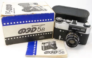 ⭐NEW⭐ 1992! FED-5B 5 USSR Rangefinder 35mm Camera INDUSTAR-61 LD 2.8/55 Lens - Picture 1 of 10