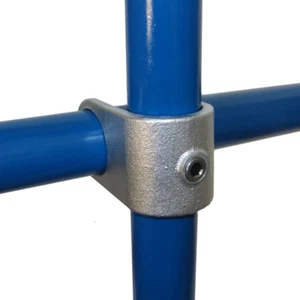 Abrazadera de llave 160-D48 - Abrazadera en cruce 48 mm 160 D 48 abrazaderas de tubo de andamio para St - Imagen 1 de 2