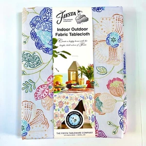 Mantel Fiesta Interior Exterior Tela 70" Redondo - Contorno Floral Jacobeo - Imagen 1 de 6