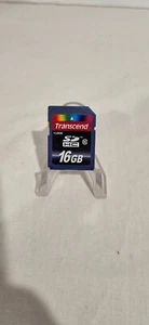 Transcend 16GB SDHC Card SD Class10 IXUS105 A3000 A3100 Digital Camera/Camcoder - Picture 1 of 2