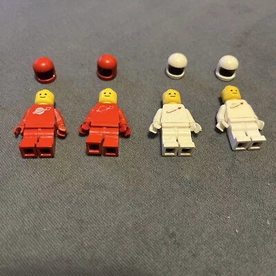 Lego Minifigures 4pezzi Vintage Spazio Anni 80 - Immagine 1 di 2