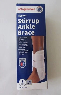 Tobillera estribo ajustable Walgreens Deluxe, talla única para izquierda o derecha Foto 1 de 4